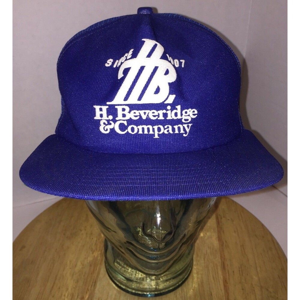 VTG H BEVERIDGE & COMPANY Since 1907 HB Trucker Hat Cap Snapback Freight Truck